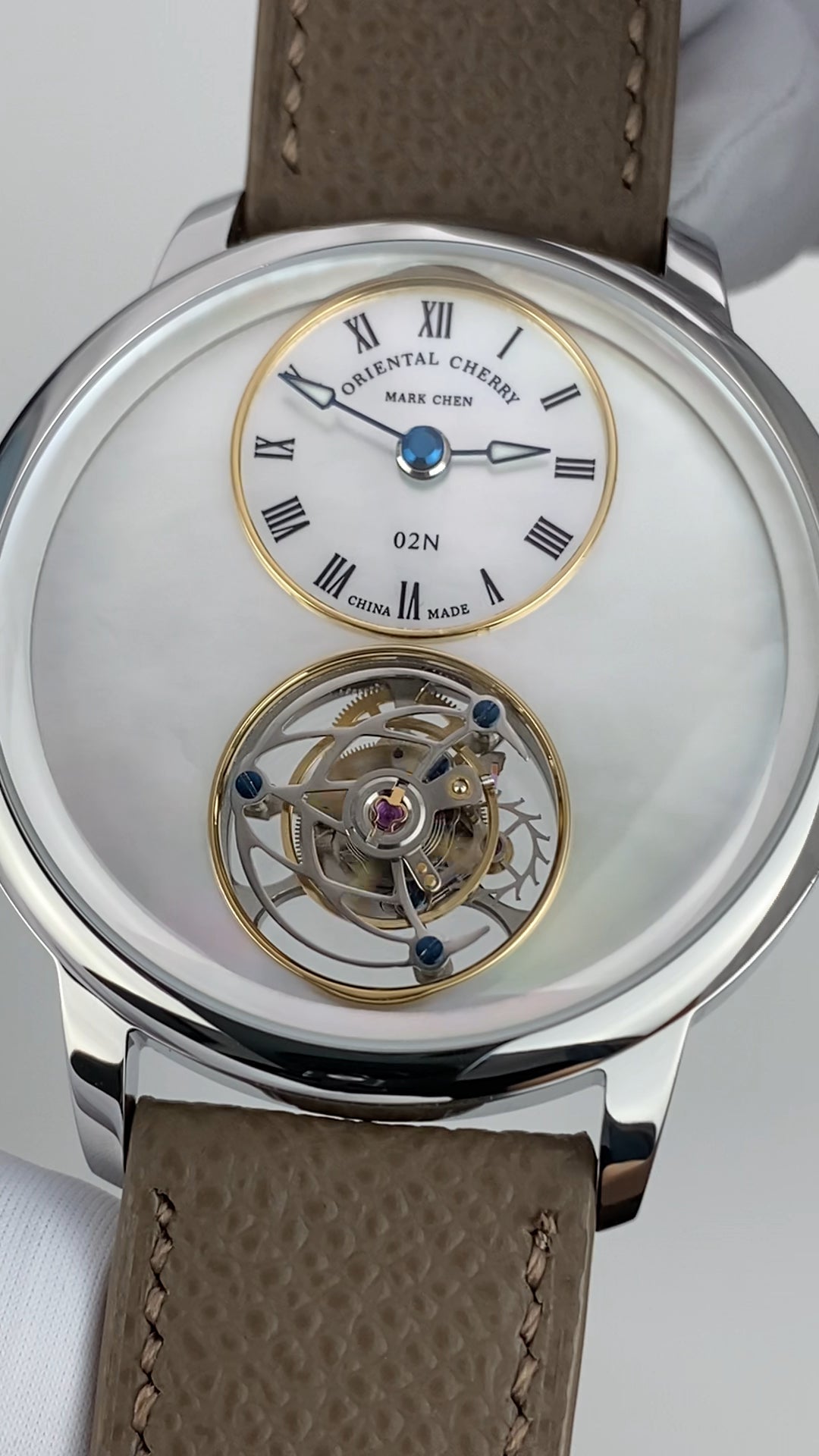 Mark Chen 02N · mother-of-pearl dial