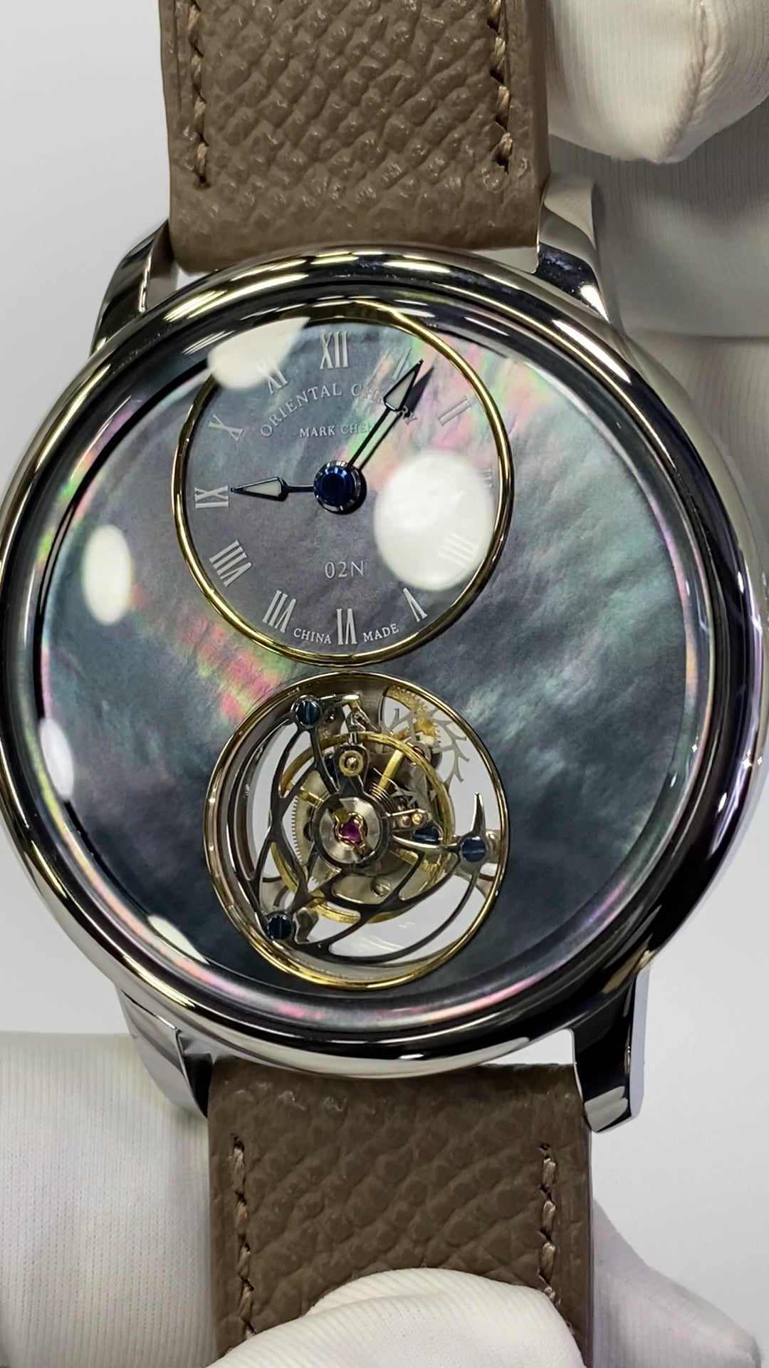 Mark Chen 02N · mother-of-pearl dial