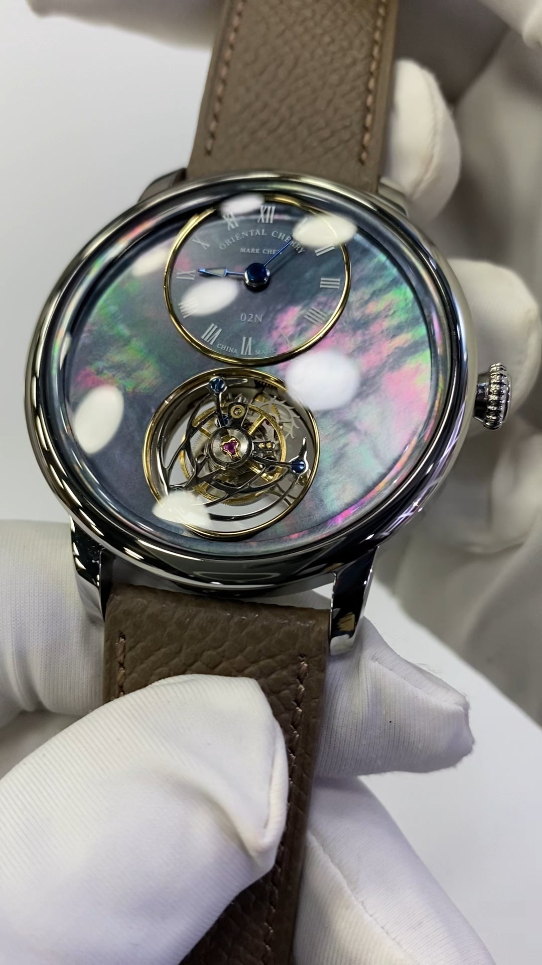 Mark Chen 02N · mother-of-pearl dial