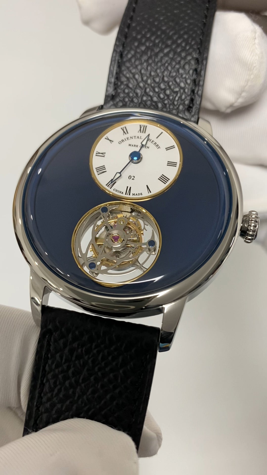 Mark Chen 02 · prestige blue · regulator nails