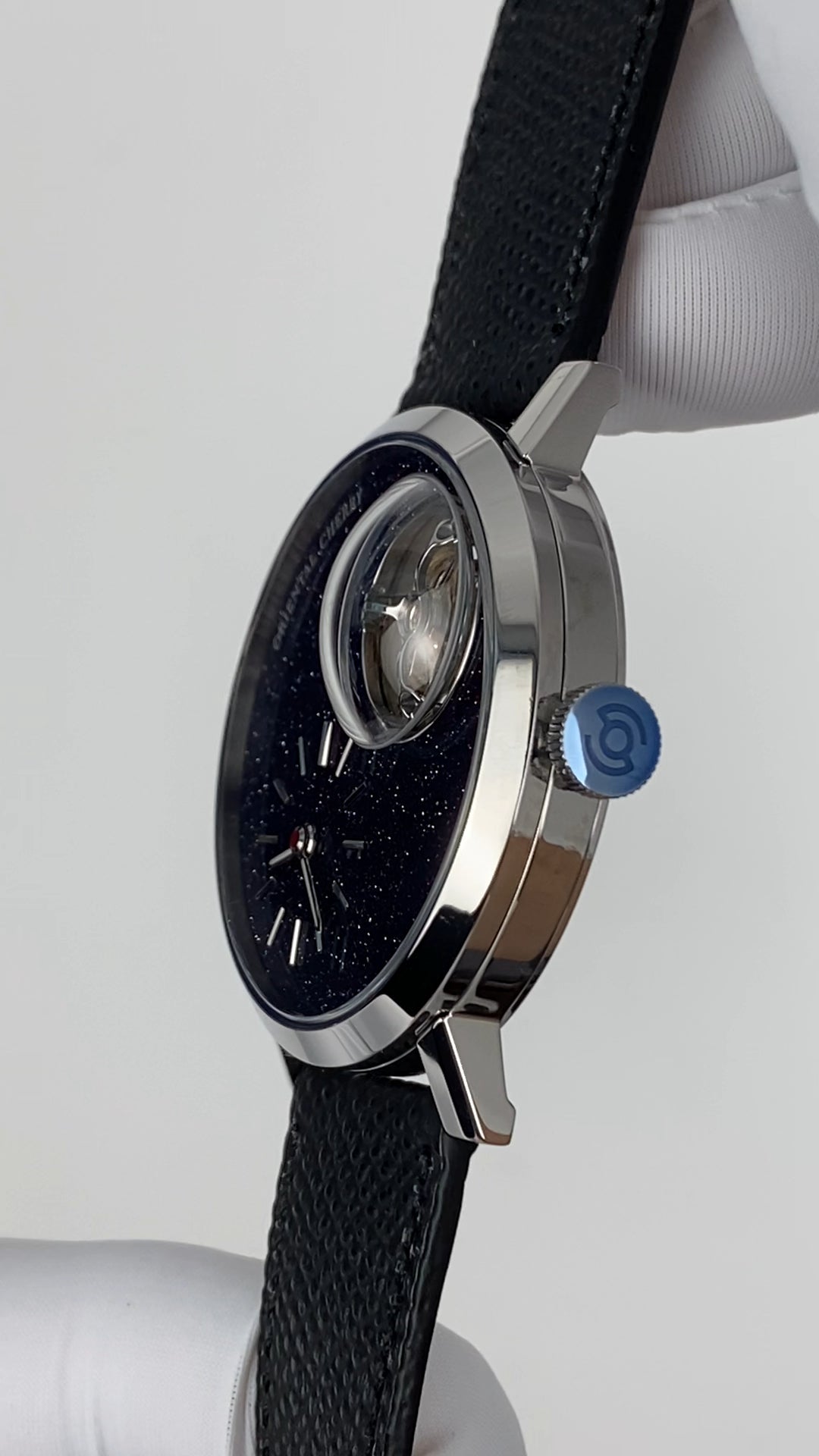 Mark Chen 05S · domed · blue goldstone