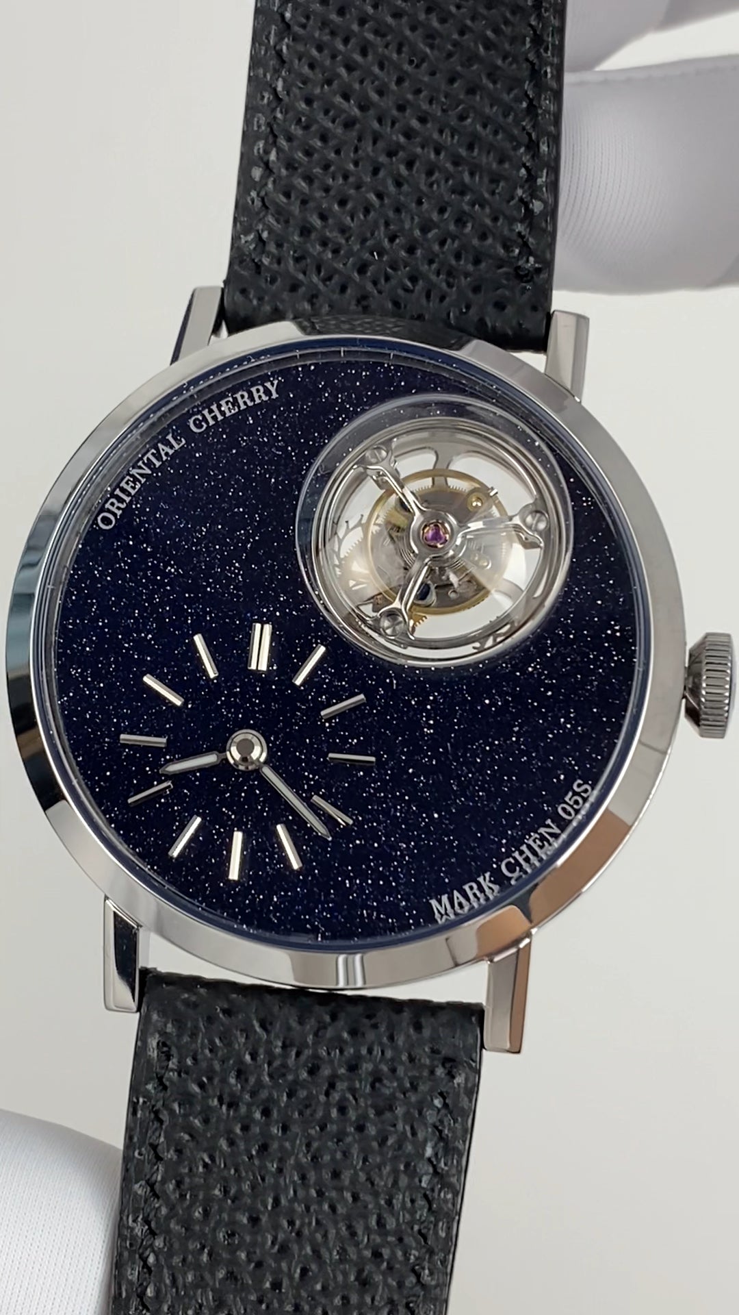 Mark Chen 05S · domed · blue goldstone