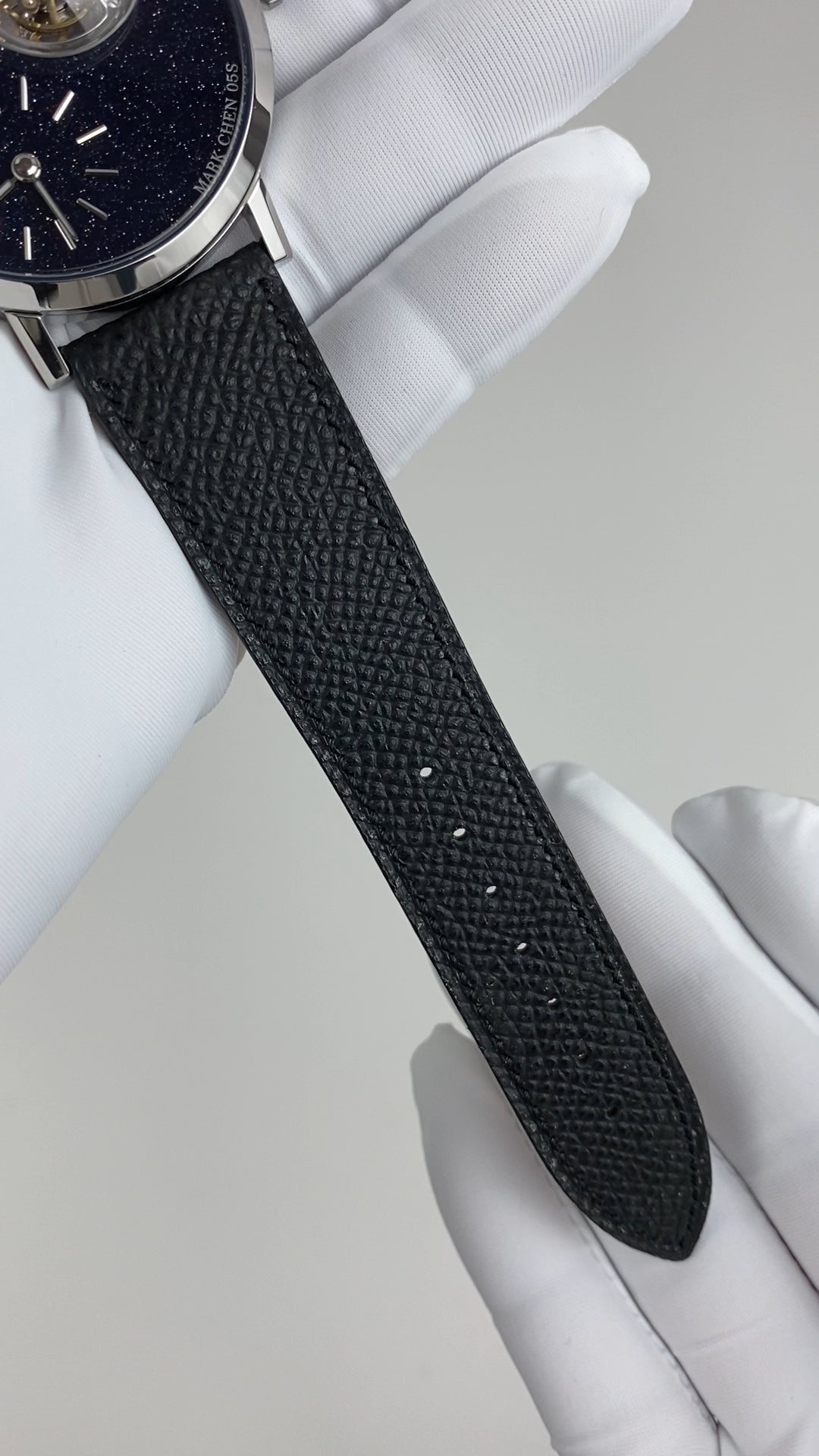 Mark Chen 05S · domed · blue goldstone