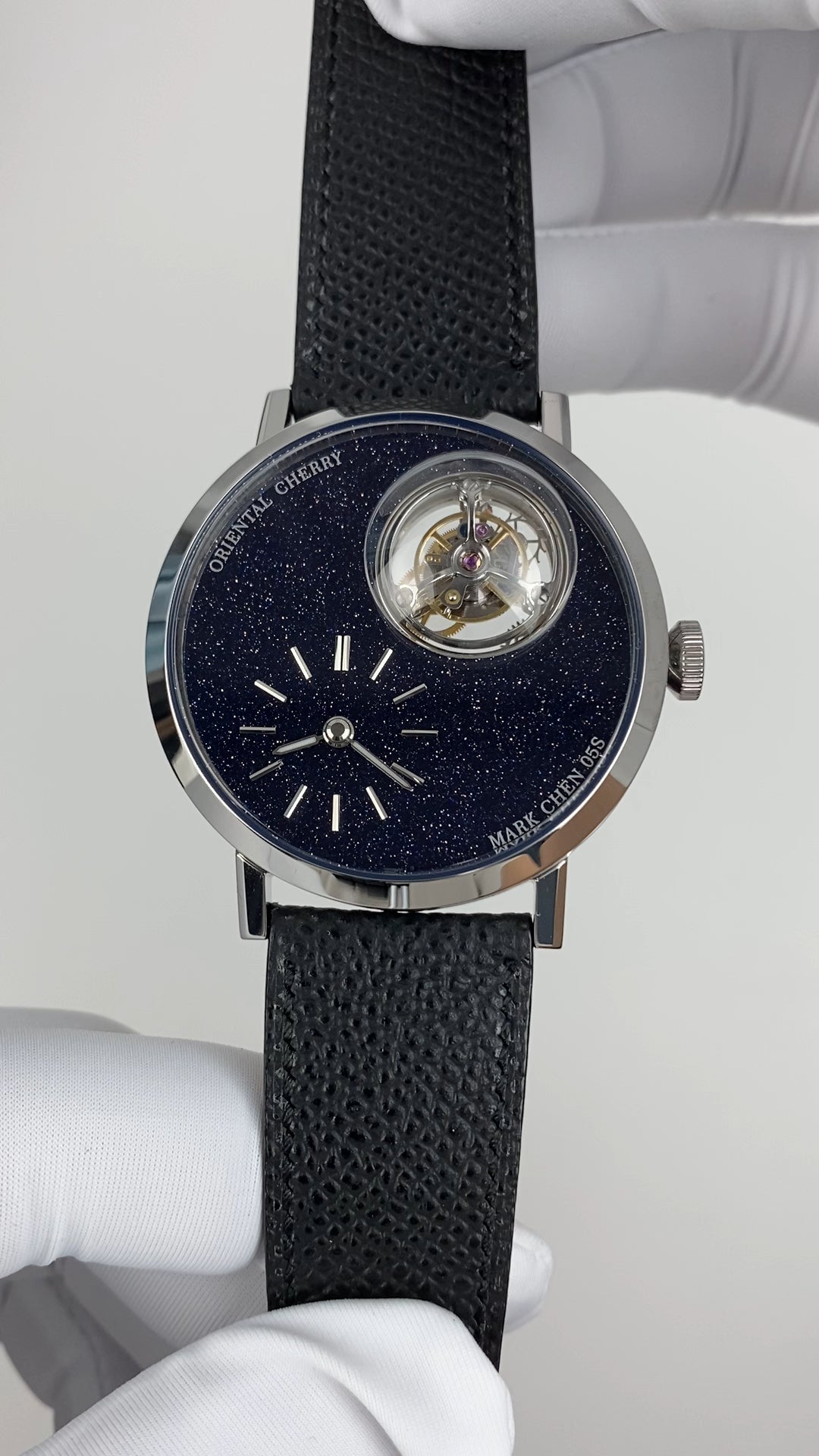 Mark Chen 05S · domed · blue goldstone