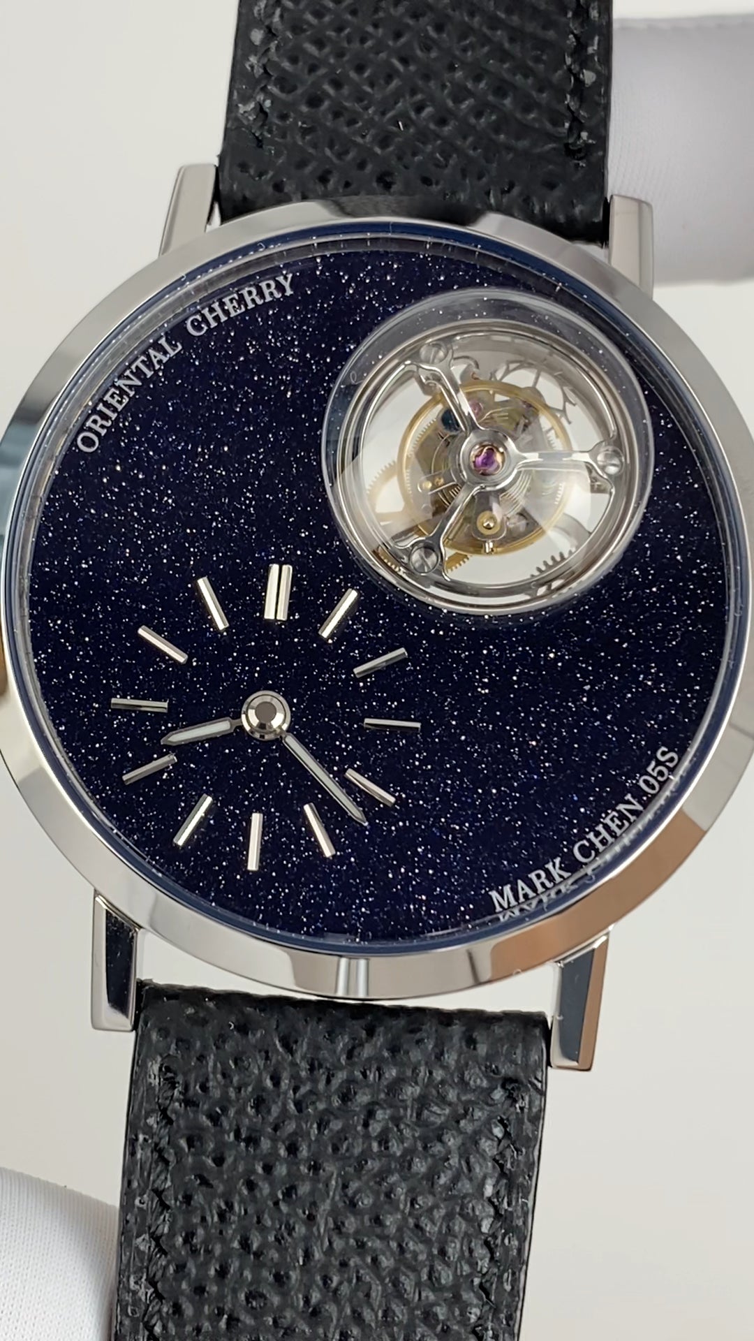 Mark Chen 05S · domed · blue goldstone