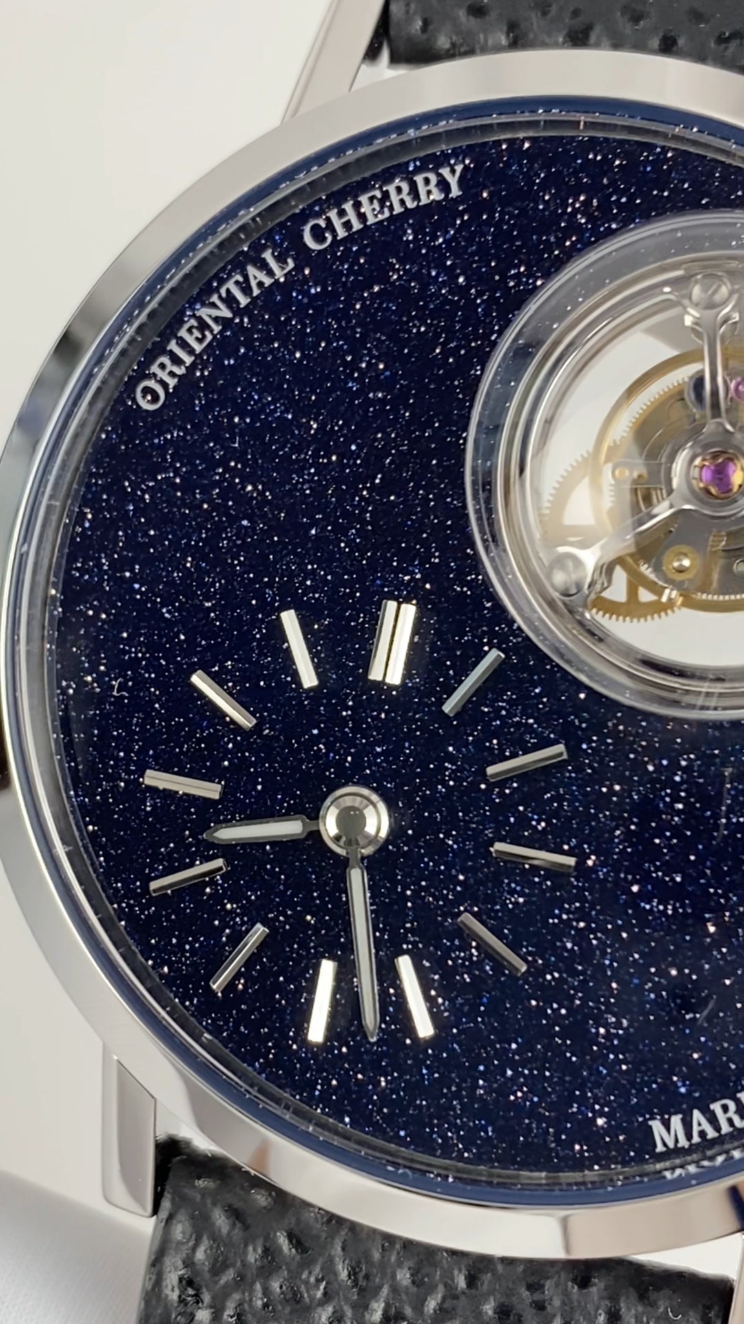 Mark Chen 05S · domed · blue goldstone